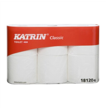 Toalettpapper Katrin Classic 2-lag, Vit. Bal 42 rullar
