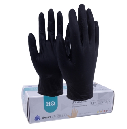 Nitrilhandske Gentle Touch Black, 100-pack L